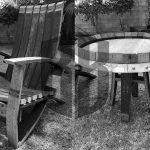 Wine Barrel Adirondack Chair